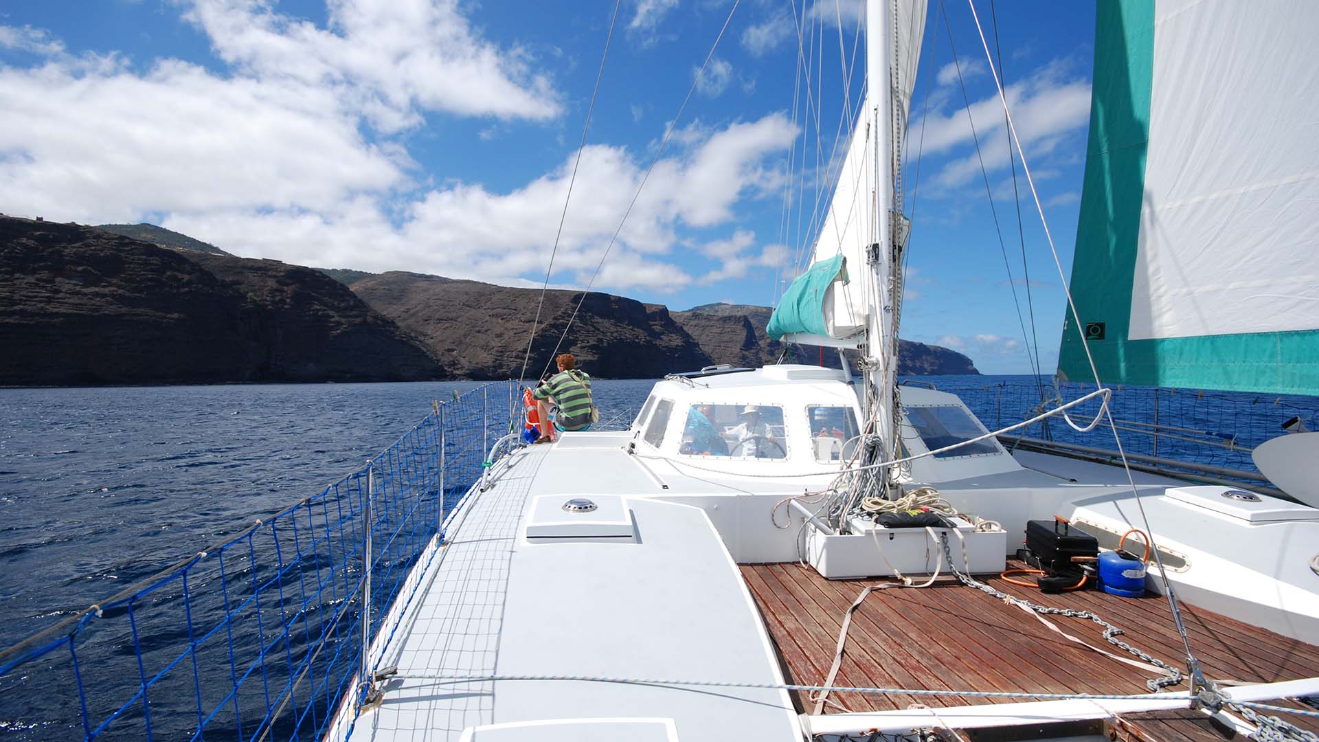 Yacht St Helena Island