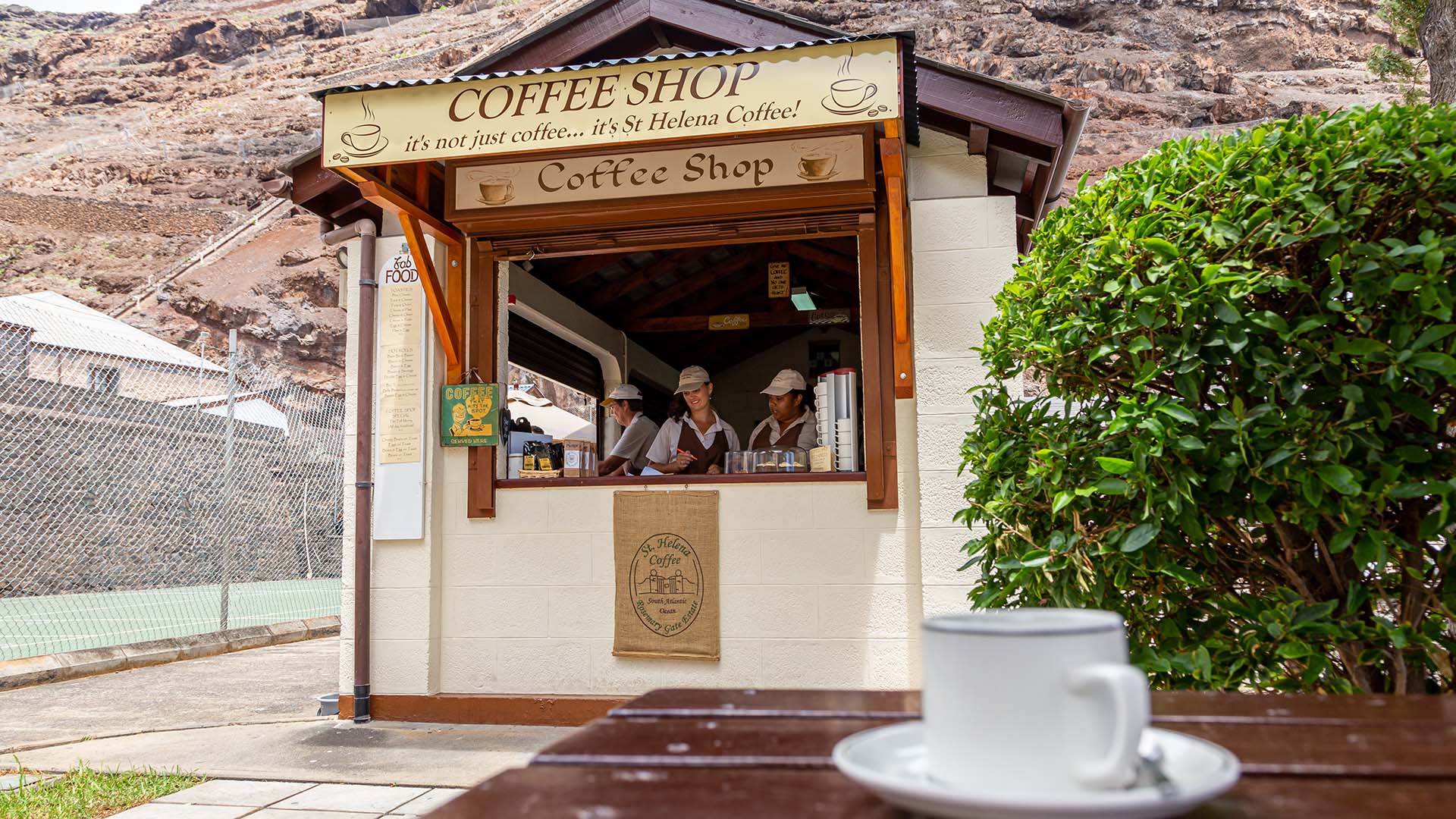 St Helena Coffee Shop